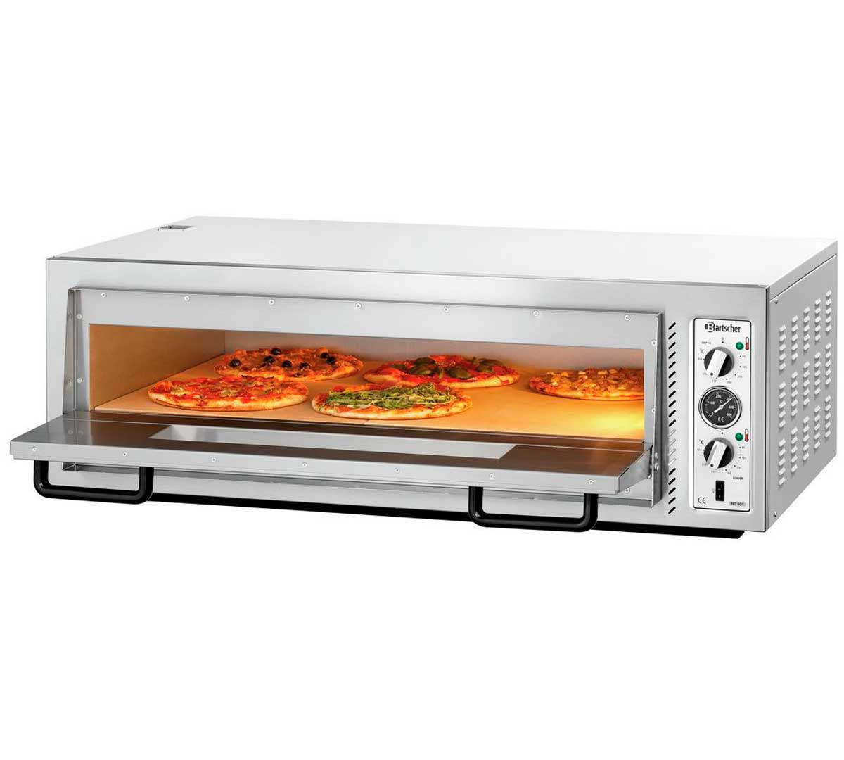BARTSCHER - HORNO PIZZA NT 1 CÁMARA - 6 PIZZAS Ø 30CM - 6KW