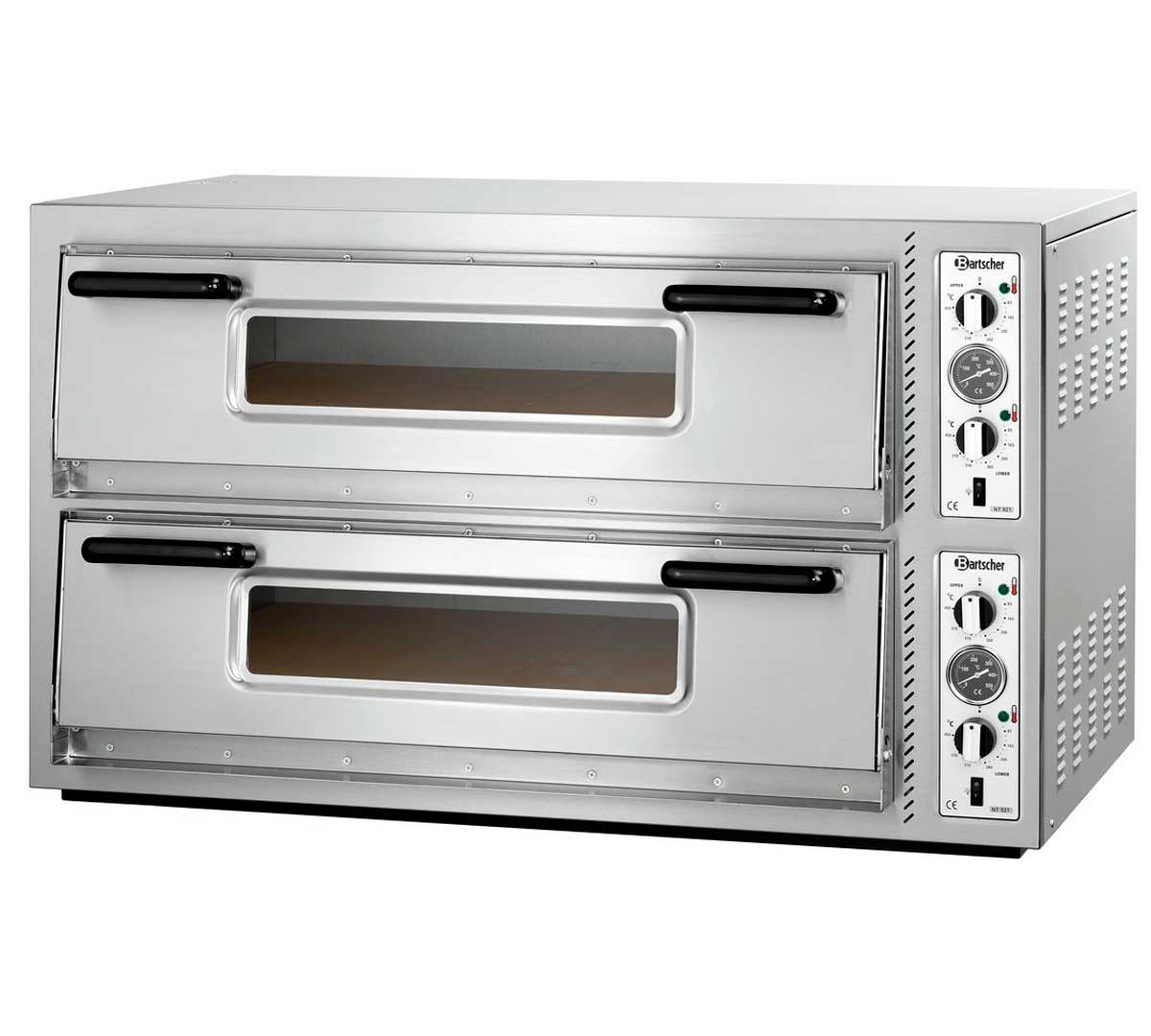 BARTSCHER - HORNO PIZZA NT921 - 2 CÁMARAS - 12 PIZZAS Ø 30CM - 12KW