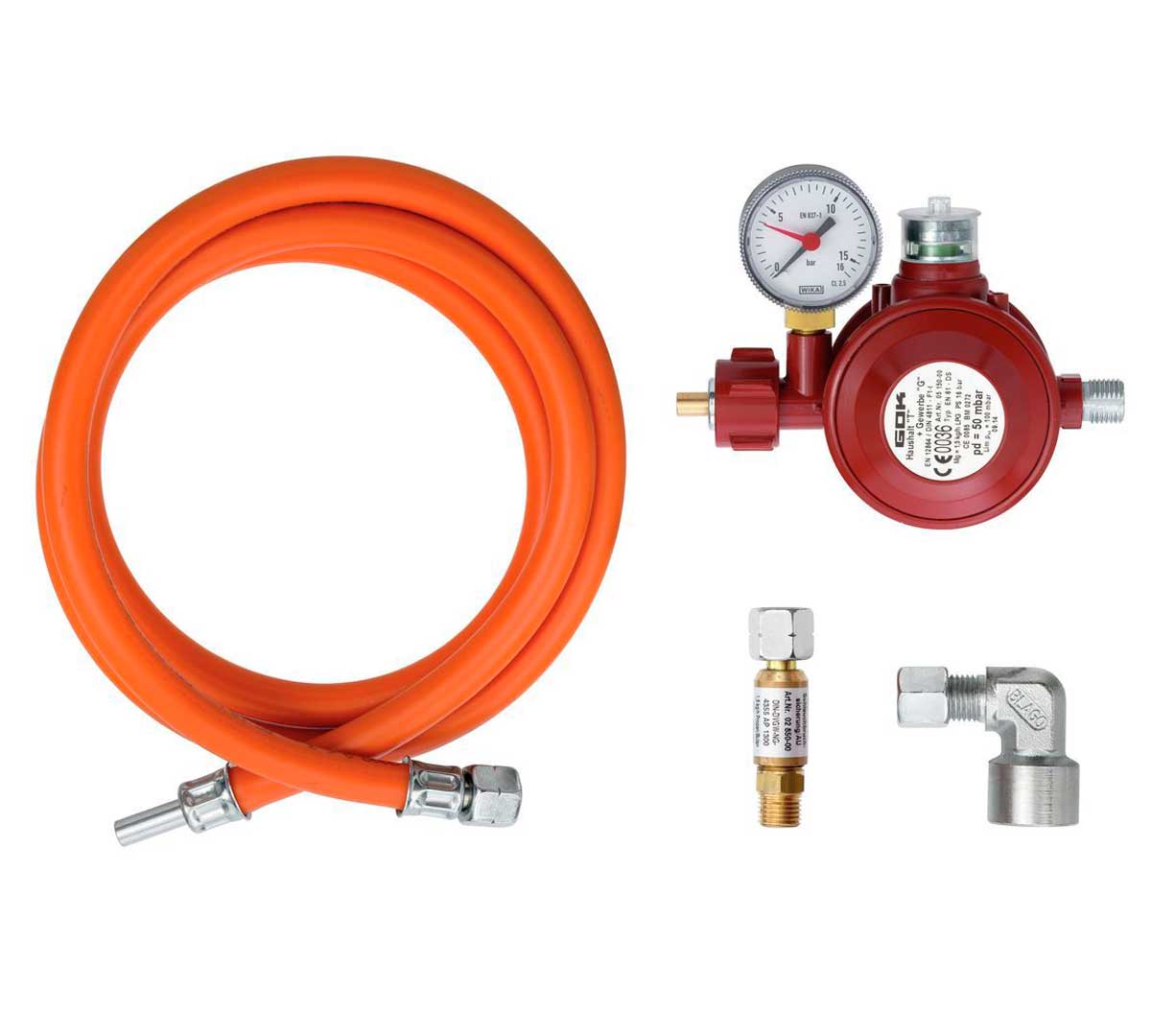 BARTSCHER - JUEGO DE CONEXIÓN DE GAS GW-AI