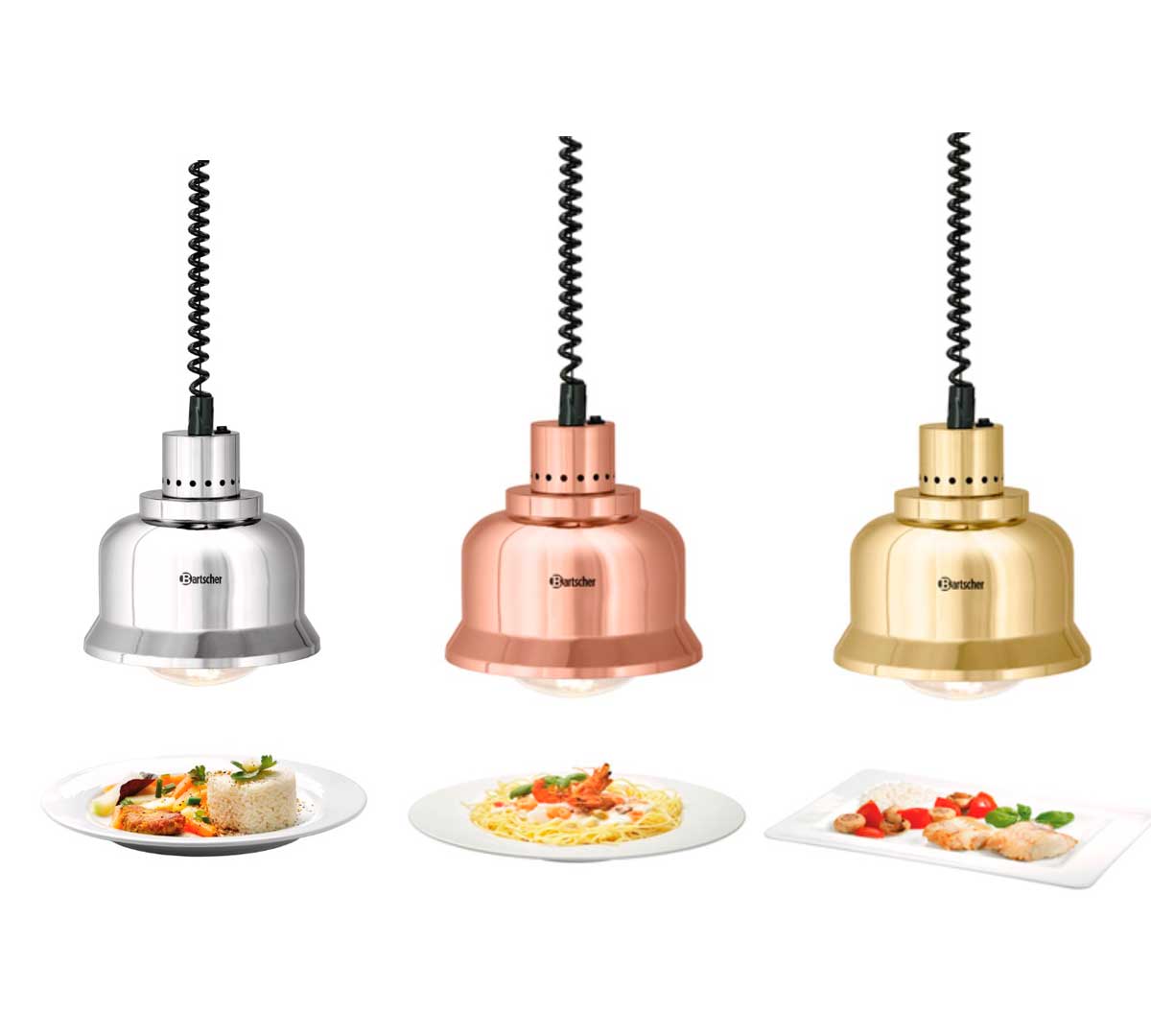 BARTSCHER - LÁMPARA DE CALENTAMIENTO IWL250D BRILLANTE