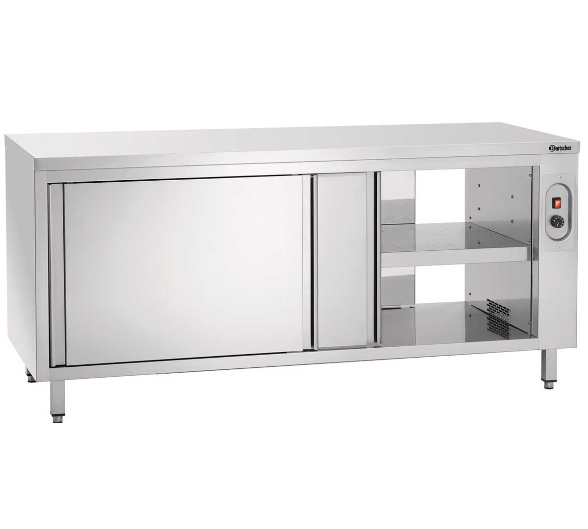 BARTSCHER - MESA CALIENTE PASANTE 700-4T - FONDO 70CM