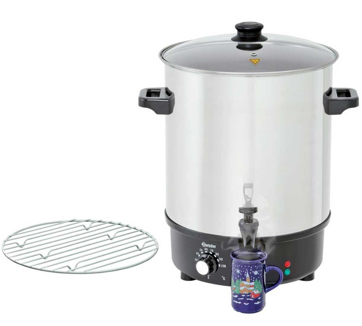 BARTSCHER - OLLA VINO CALIENTE ACERO INOX