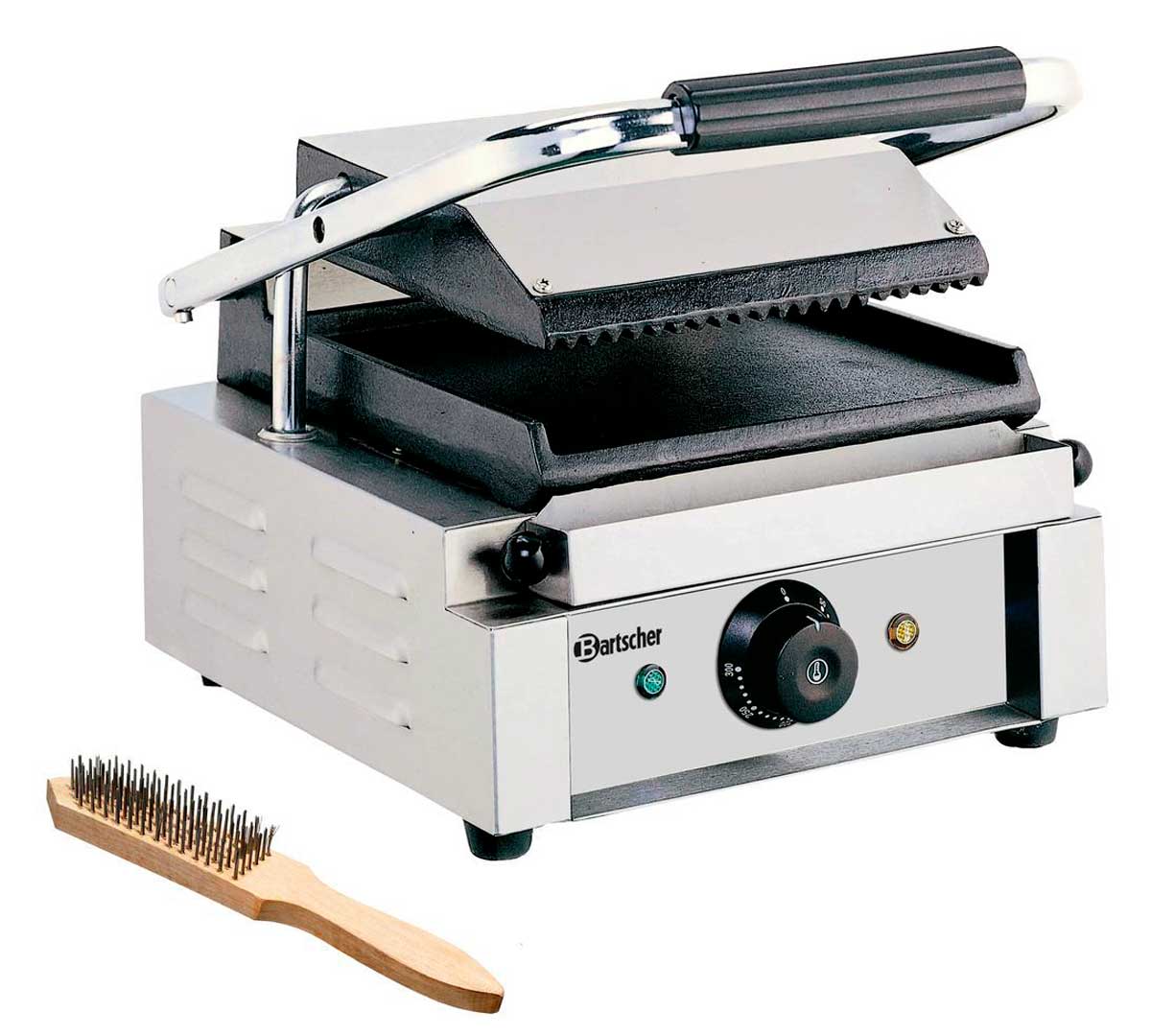 BARTSCHER - PARRILLA DE CONTACTO 1800 1GR - PLACA MIXTA – ANCHO 29CM - POTENCIA 1,8KW