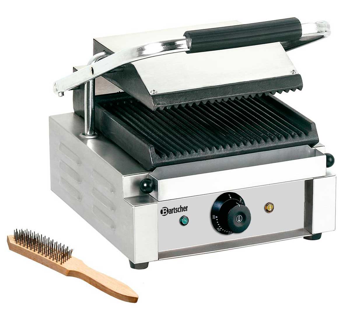 BARTSCHER - PARRILLA DE CONTACTO 1800 1R - PLACA ACANALADA – ANCHO 29CM - POTENCIA 1,8KW