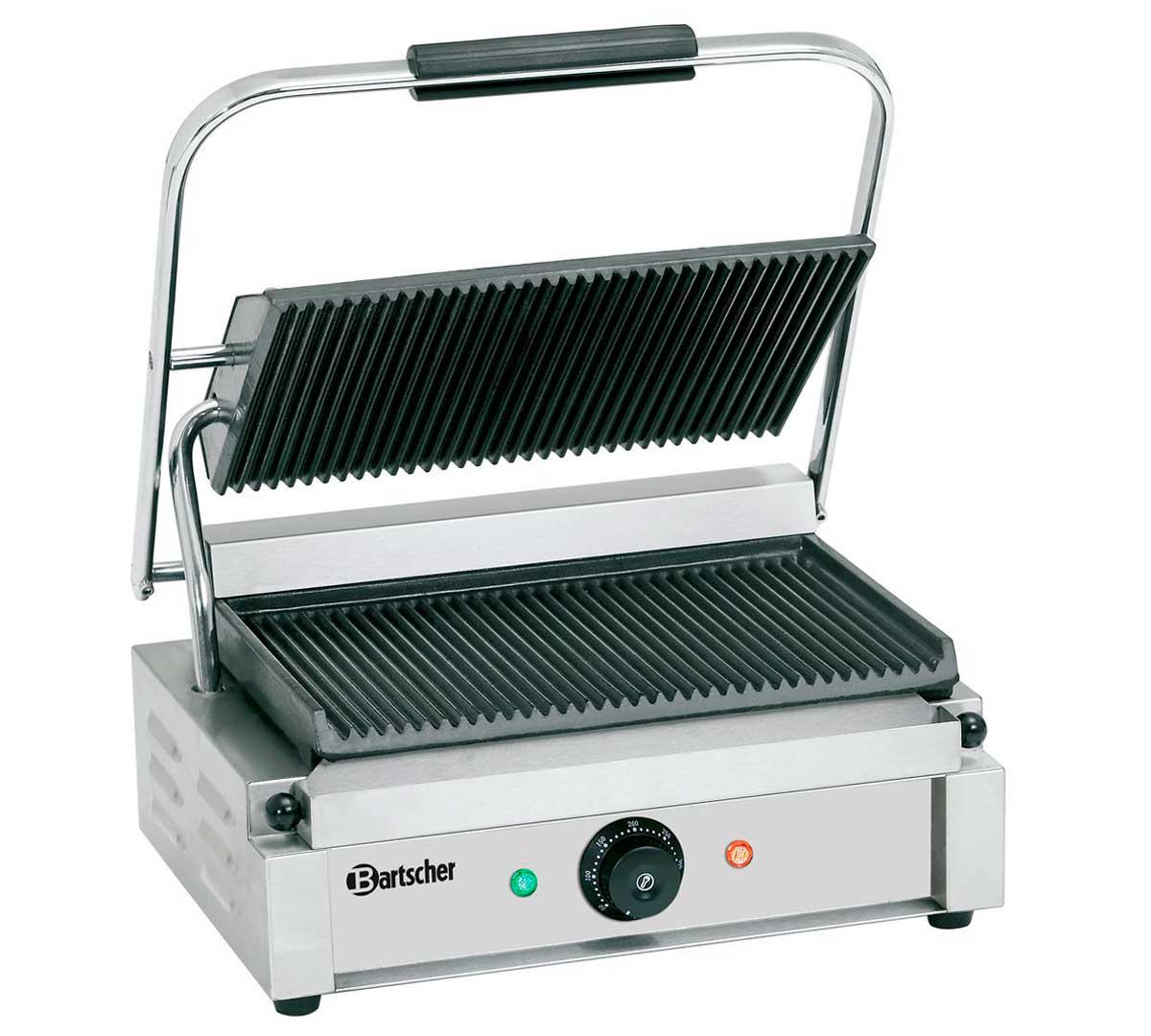 BARTSCHER - PARRILLA DE CONTACTO PANINI 1R - PLACA ACANALADA - ANCHO 41CM - POTENCIA 2,2KW