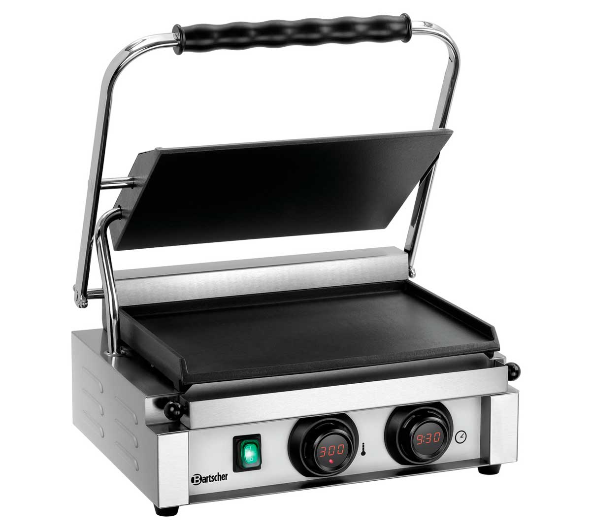 BARTSCHER - PARRILLA DE CONTACTO PANINI MDI 1G - PLACA LISA – ANCHO 41CM - POTENCIA 2,2KW