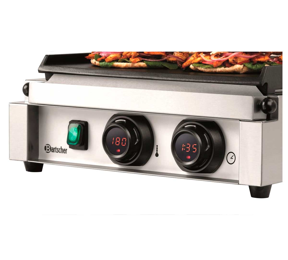 BARTSCHER - PARRILLA DE CONTACTO PANINI MDI 1GR - PLACA MIXTA – ANCHO 41CM - POTENCIA 2,2KW