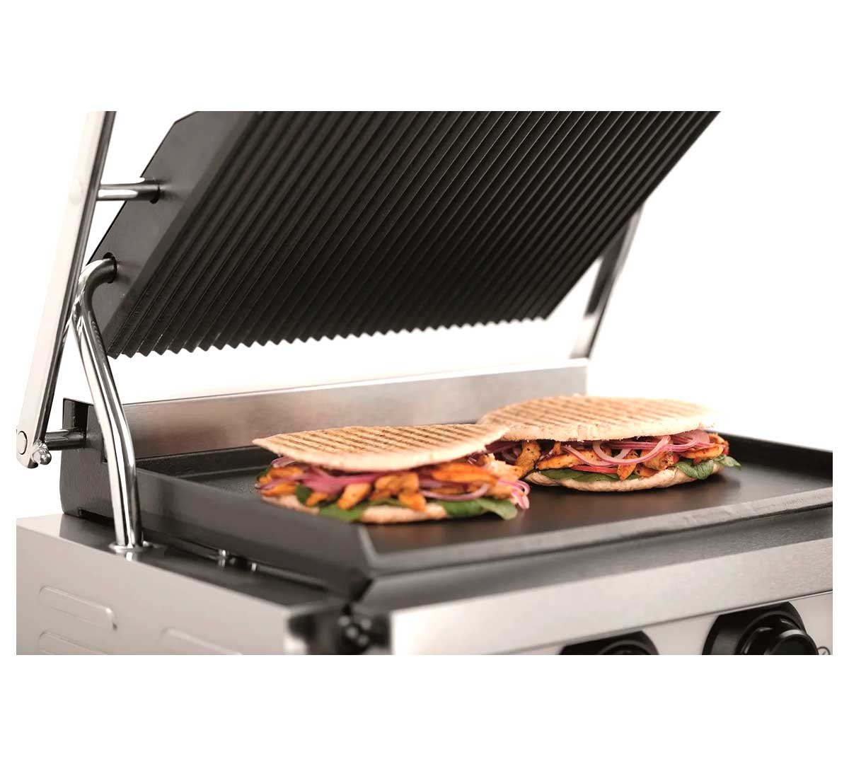 BARTSCHER - PARRILLA DE CONTACTO PANINI MDI 1GR - PLACA MIXTA – ANCHO 41CM - POTENCIA 2,2KW