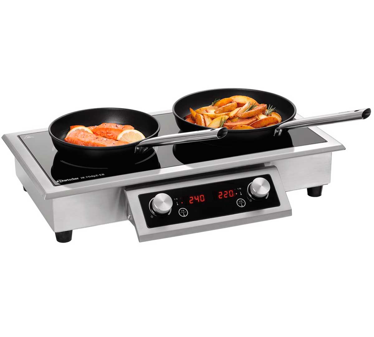 BARTSCHER - PLACA DE INDUCCIÓN IK 70DPZ-EB - FONDO 48,5CM - POTENCIA 7KW