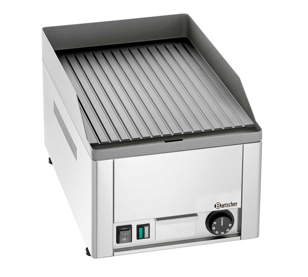 BARTSCHER - PLANCHA FRY TOP DE ACERO RANURADO GDP 320E-R ELÉCTRICA - FONDO 58CM - 3KW