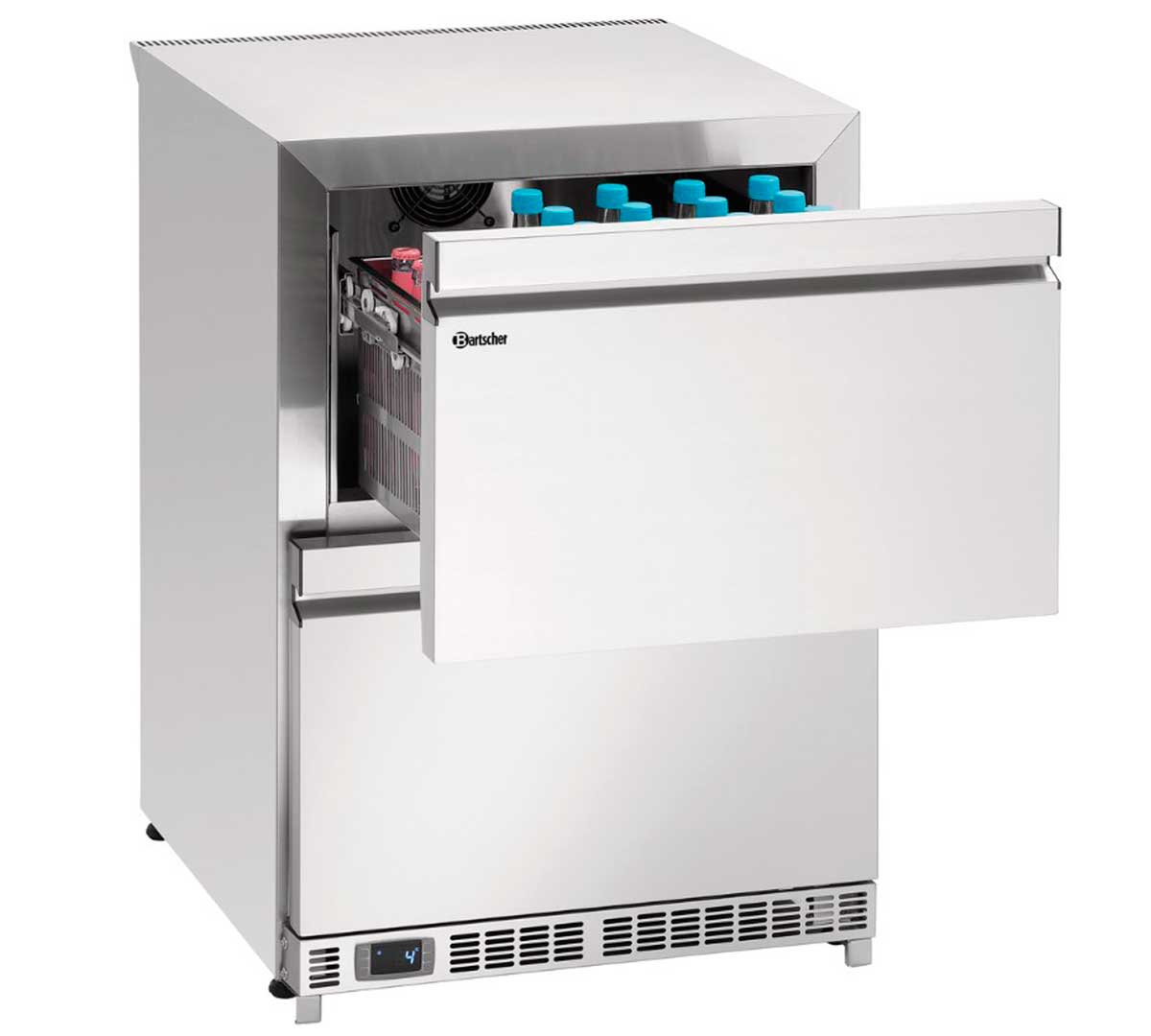 BARTSCHER - REFRIGERADOR CON CAJONES 600S2 - 2 CAJONES DE 20KG