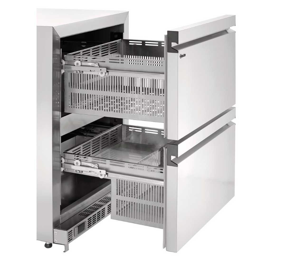 BARTSCHER - REFRIGERADOR CON CAJONES 600S2 - 2 CAJONES DE 20KG