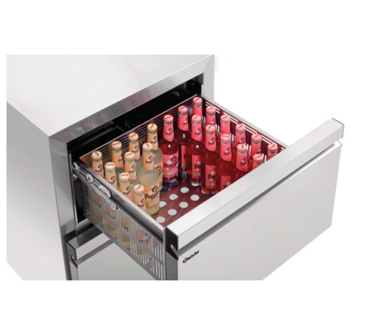 BARTSCHER - REFRIGERADOR CON CAJONES 600S2 - 2 CAJONES DE 20KG