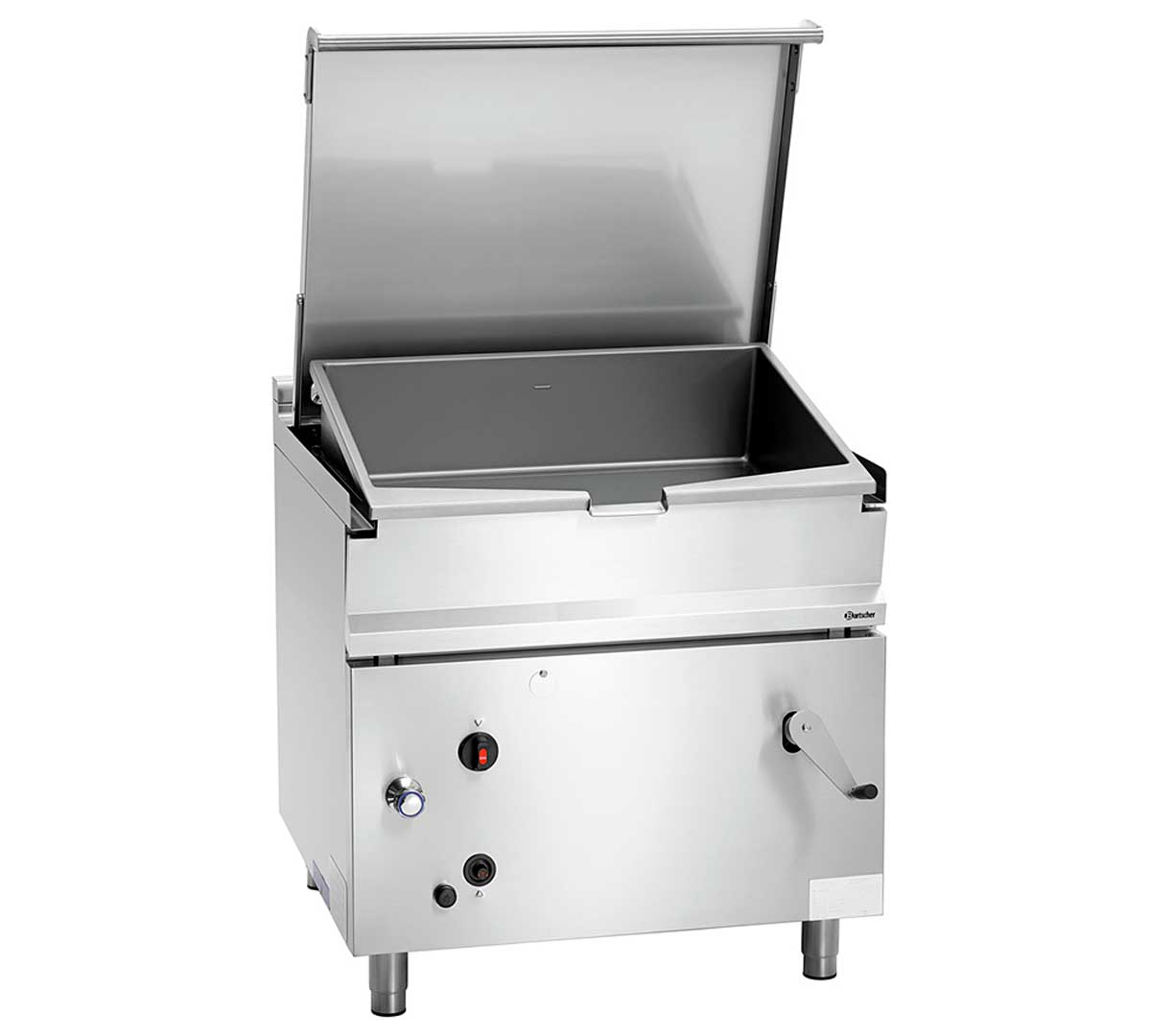 BARTSCHER - SARTÉN BASCULANTE GAS G80LHK - FONDO 90 CM - 80 LITROS