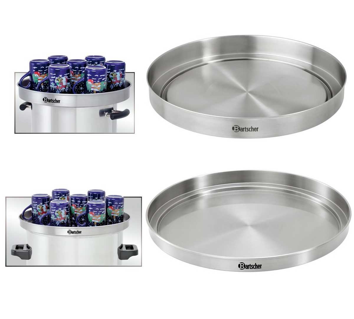 BARTSCHER - TAPA CALENTADORA - DIÁMETRO 35,4 O 39,5CM