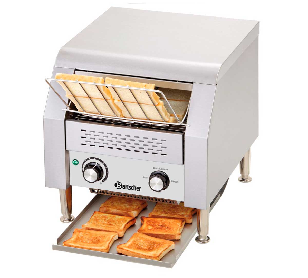 BARTSCHER - TOSTADORA DE CINTA - ANCHO DE CINTA 26,5CM - POTENCIA 2,24KW