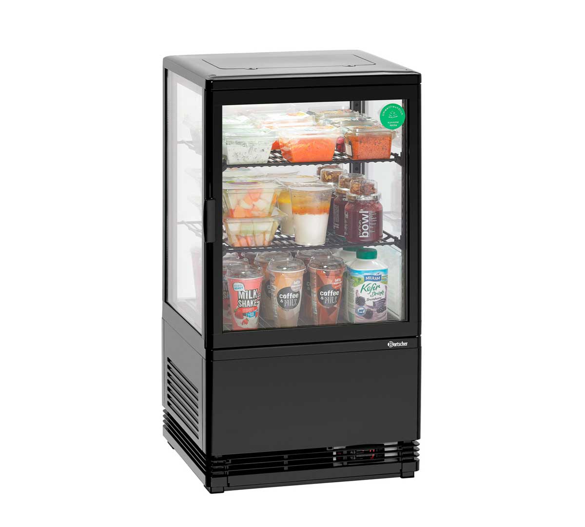 BARTSCHER - VITRINA REFRIGERADORA - 2 ESTANTES