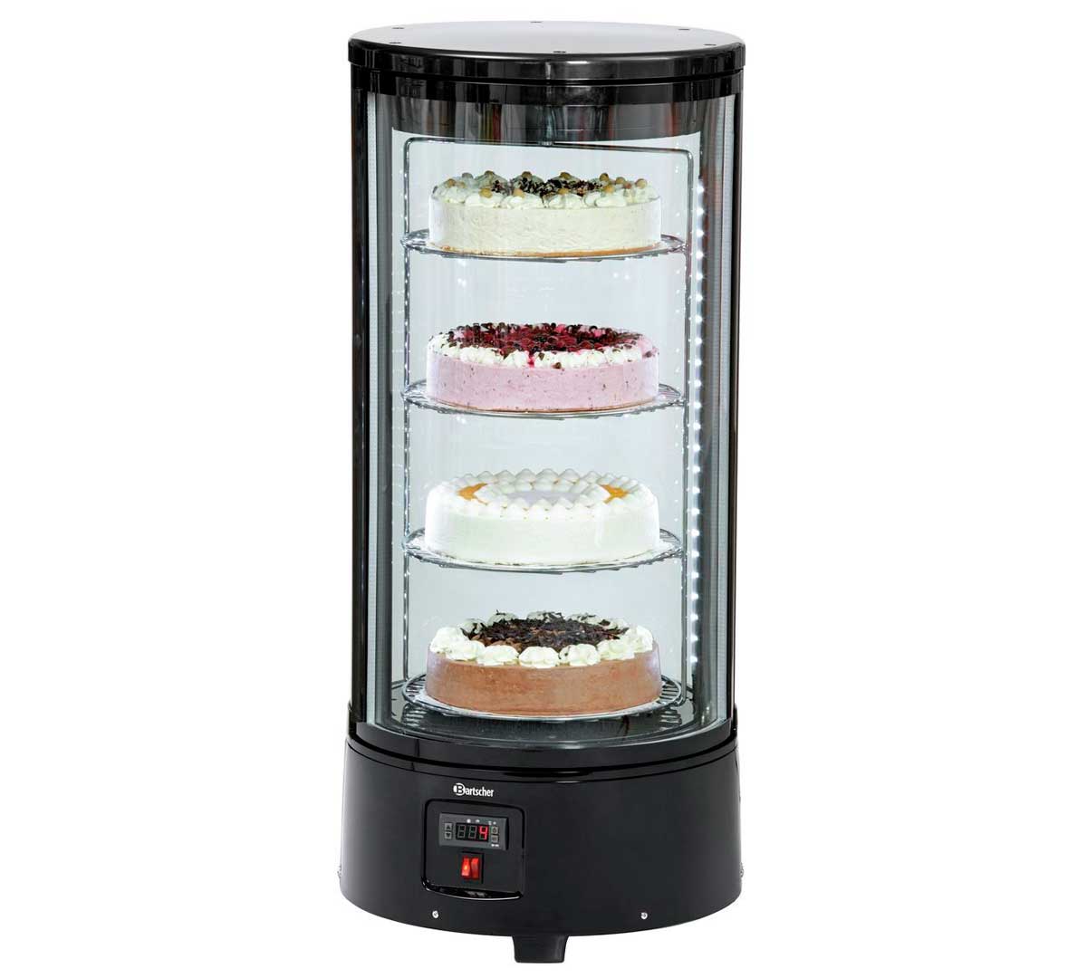 BARTSCHER - VITRINA PASTELERA TARTA - REFRIGERADA - 4 ESTANTES