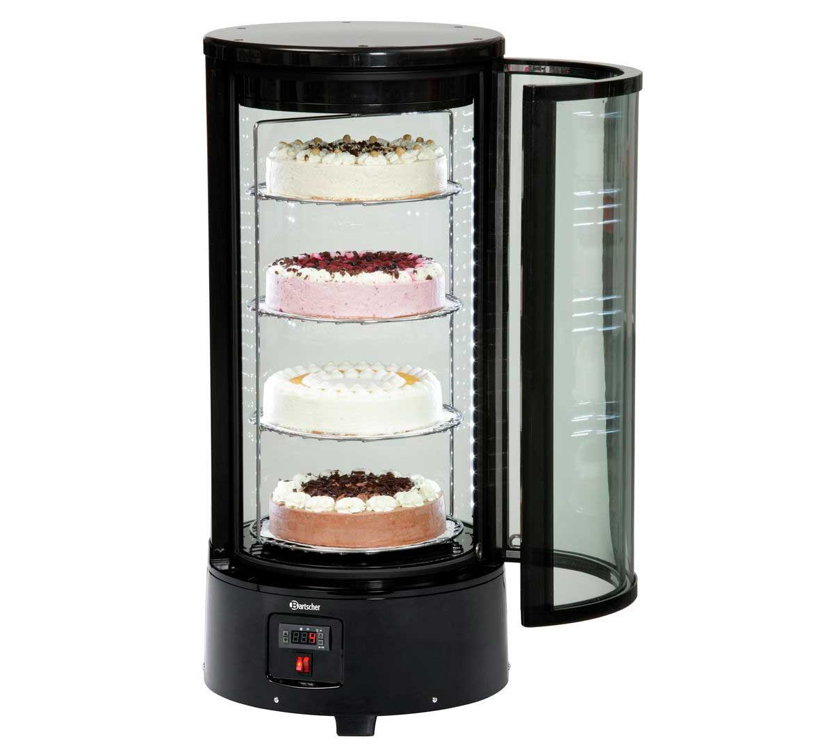 BARTSCHER - VITRINA PASTELERA TARTA - REFRIGERADA - 4 ESTANTES