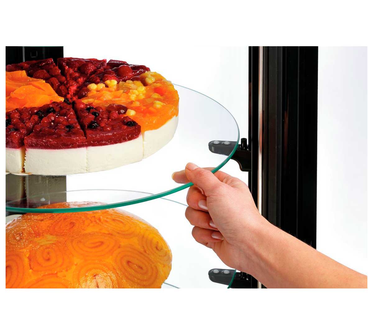 BARTSCHER - VITRINA PASTELERA TARTA 100 LITROS - REFRIGERADA - 4 ESTANTES
