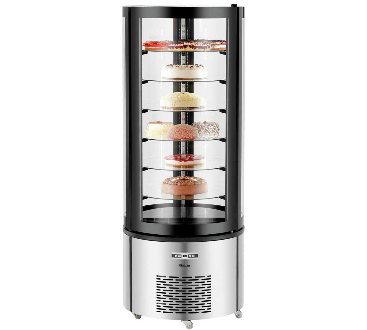 BARTSCHER - VITRINA PASTELERA TARTA 400 LITROS - REFRIGERADA - 6 ESTANTES