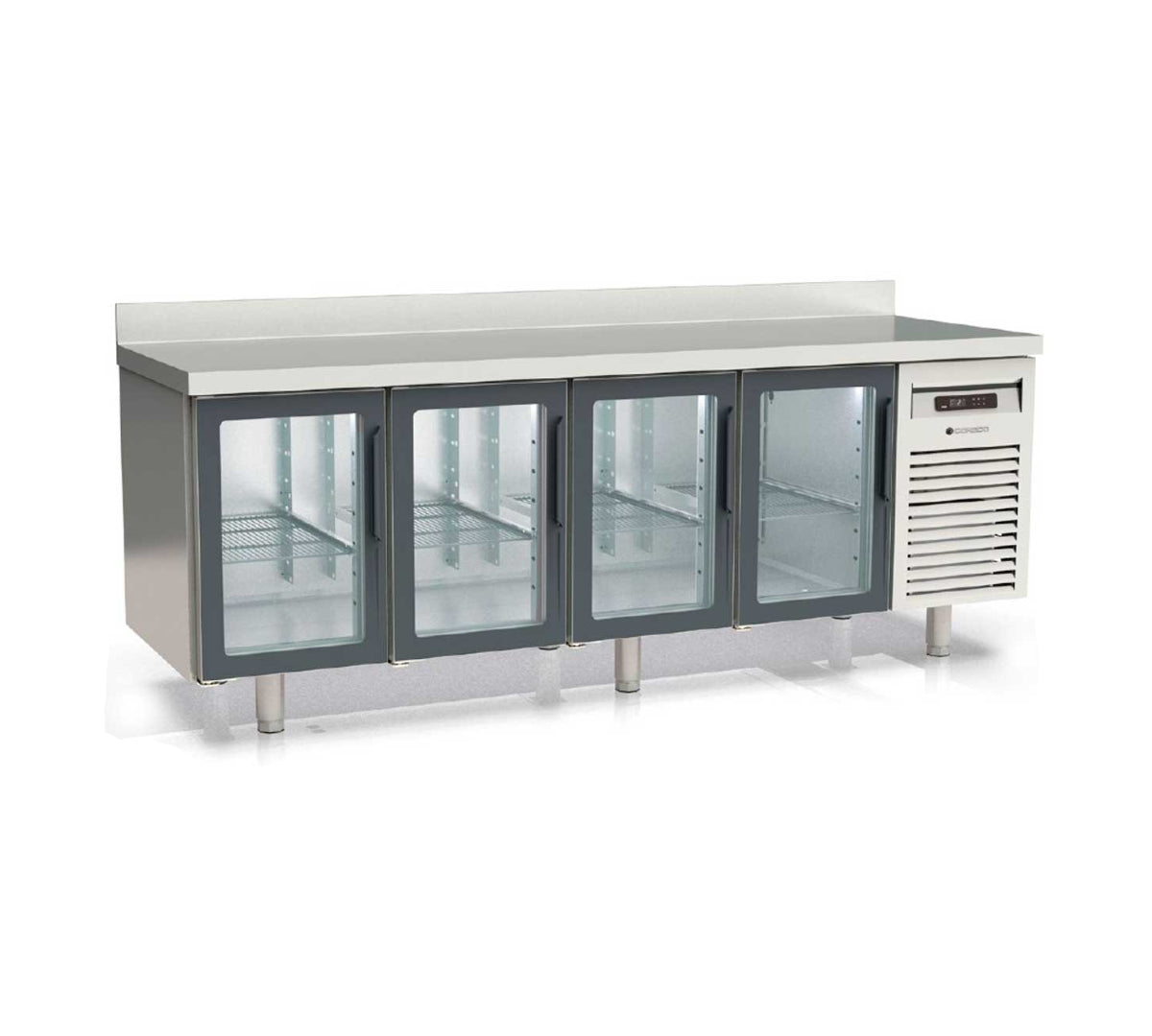 CORECO - MESA FRÍA DE CONGELADOS GN 1/1 PUERTAS CRISTAL MCGV