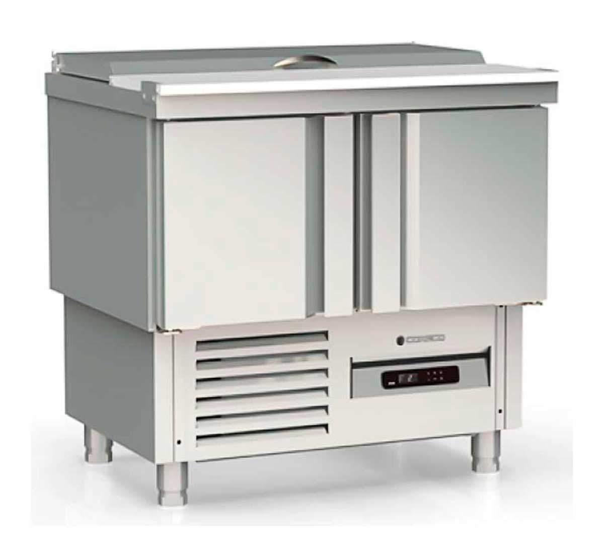 CORECO - MESA FRÍA SALADETTE GN 1/1 ENCIMERA ABIERTA 2 PUERTAS MFS-100
