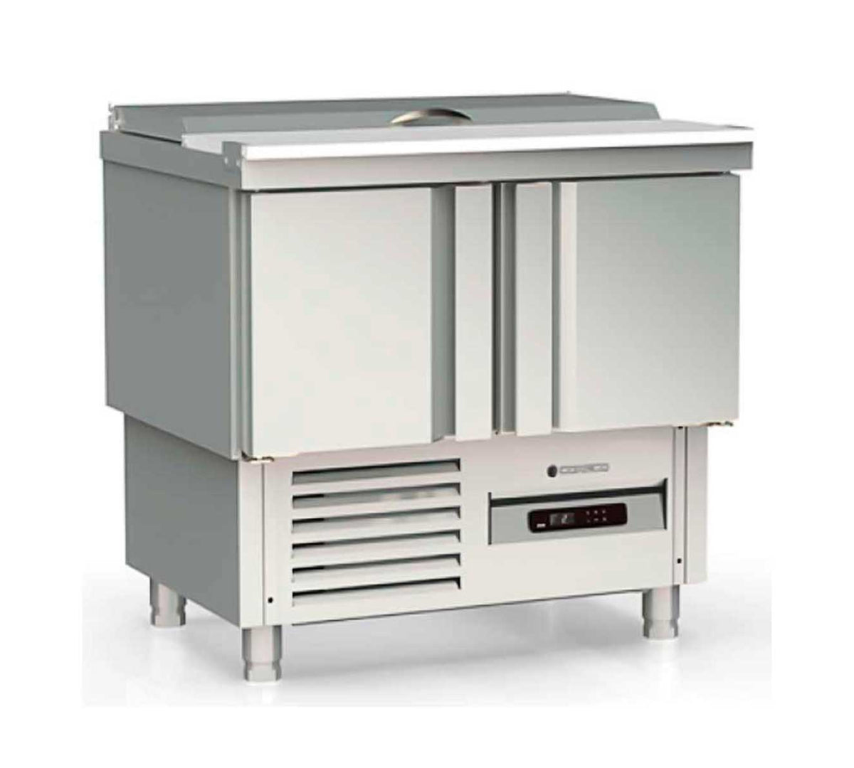 CORECO - MESA FRÍA SALADETTE GN 1/1 ENCIMERA ABIERTA 2 PUERTAS MFS-100