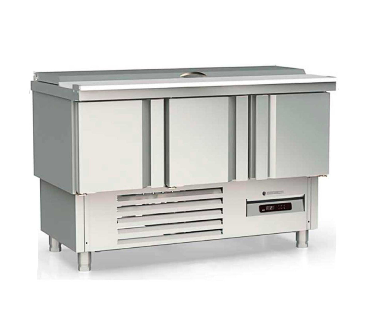 CORECO - MESA FRÍA SALADETTE GN 1/1 ENCIMERA ABIERTA 2 PUERTAS MFS-100