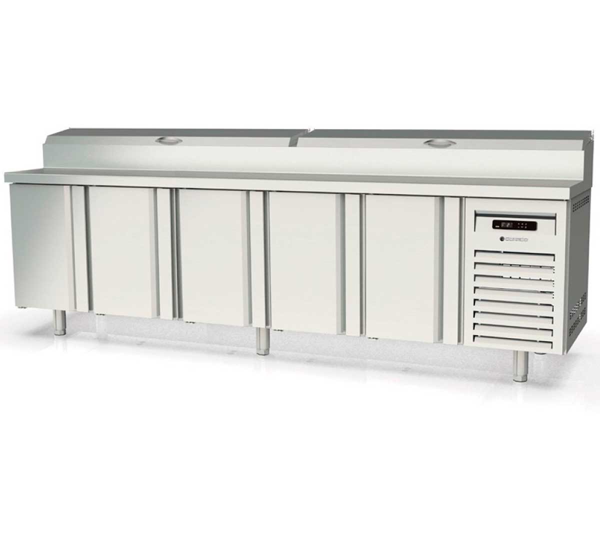 CORECO - MESA FRÍA SALAD-CHEF 5 PUERTAS MFEI70-270-1/6