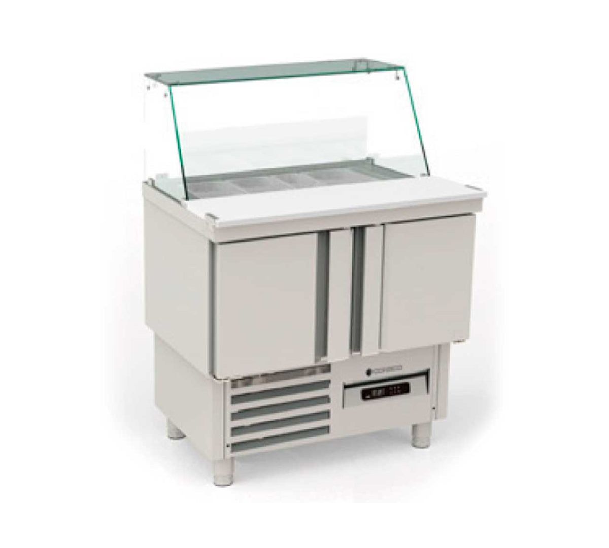 CORECO - MESA FRÍA GN 1/1 COMPACTA KEBAB 2 PUERTAS MFK-100