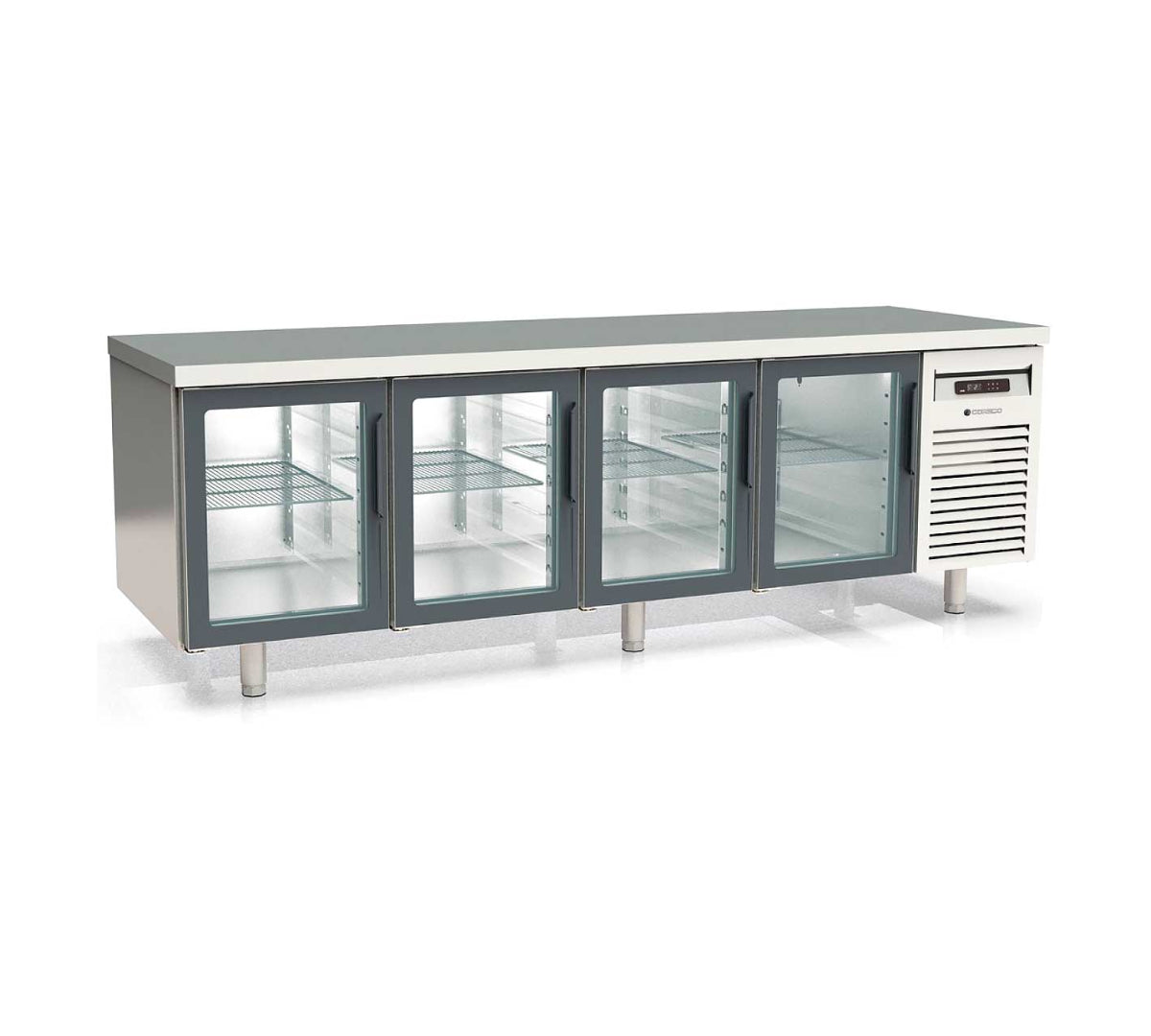 CORECO - MESA FRÍA CONGELADOS 60X40 PUERTAS CRISTAL MCPV