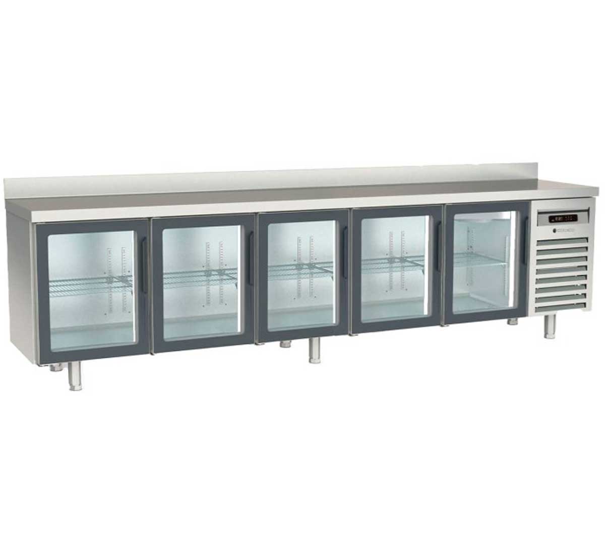 CORECO - MESA FRIA SNACK 5 PUERTAS MRSV-300 FONDO 600