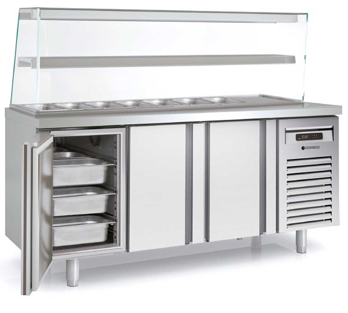 CORECO - MESA REFRIGERADA GN KEBAB 3 PUERTAS MFK70-180