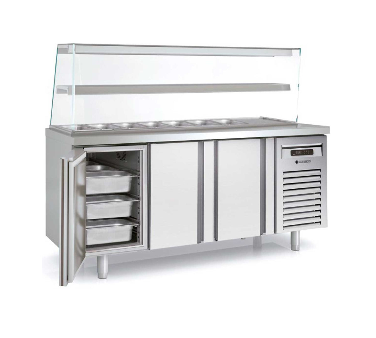 CORECO - MESA REFRIGERADA GN KEBAB 3 PUERTAS MFK70-180