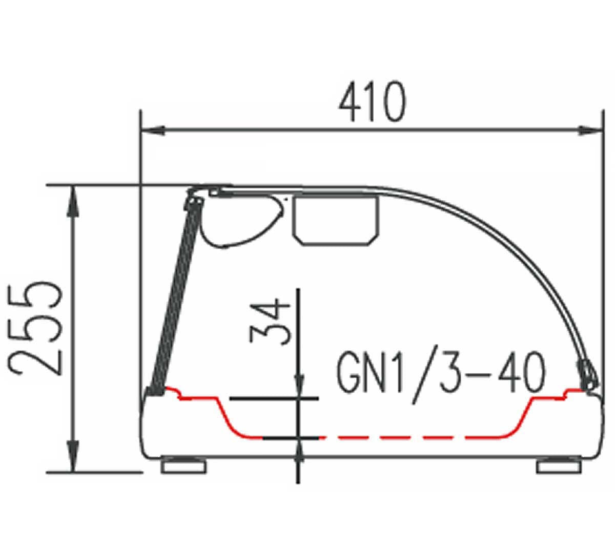 CORECO - VITRINA DE TAPAS FRÍA BCC