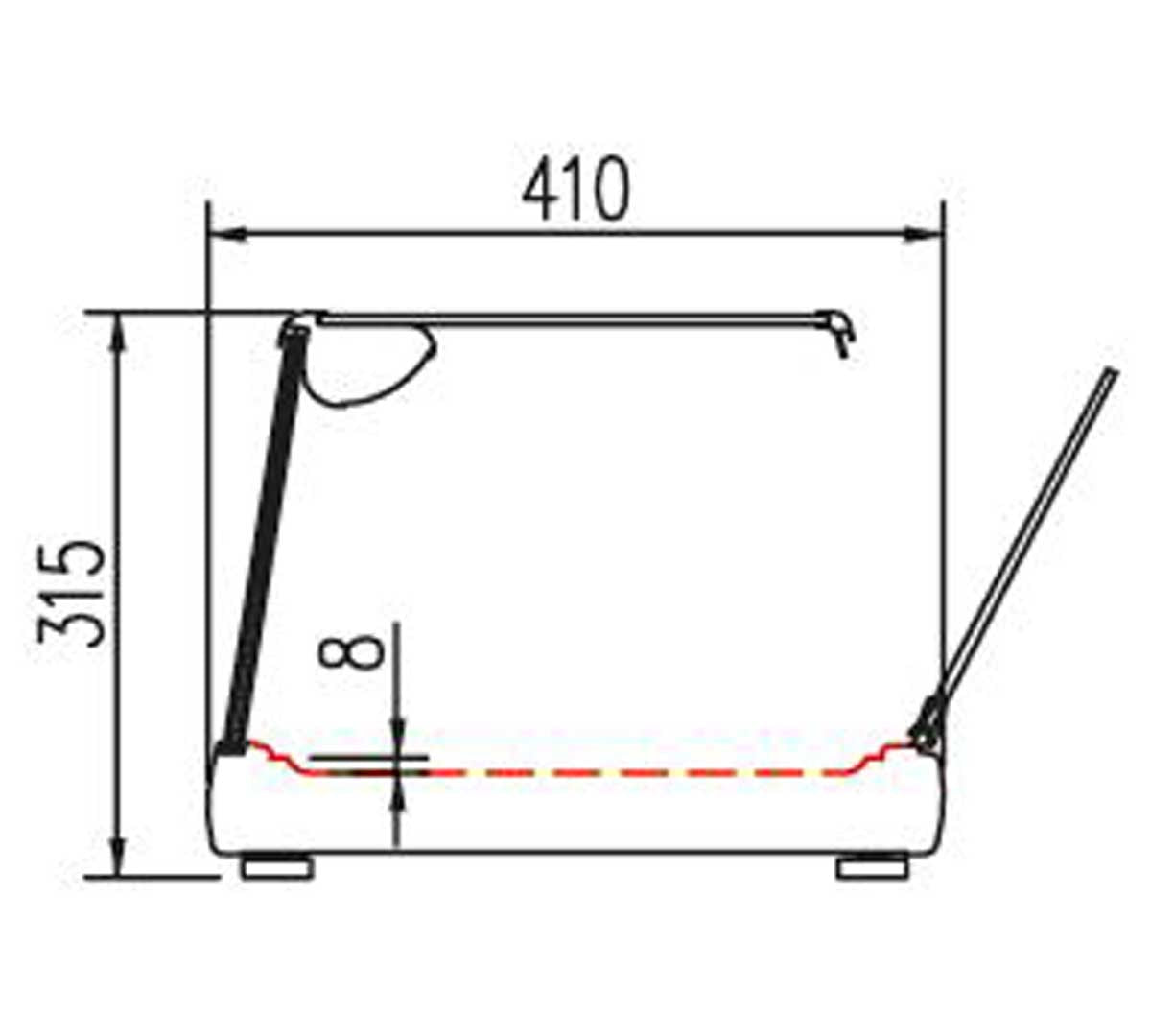 CORECO - VITRINA DE TAPAS FRÍA BPLA