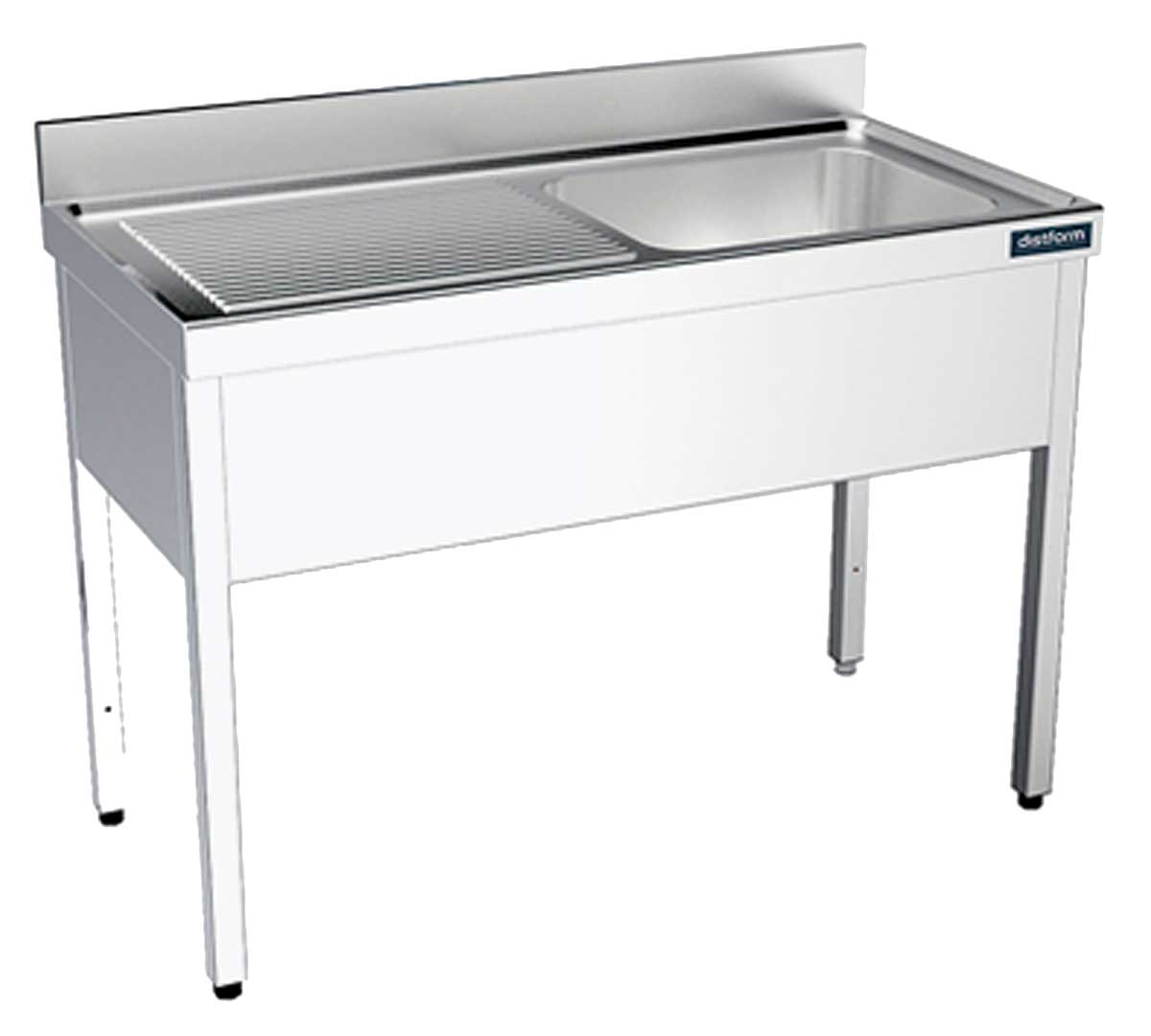 DISTFORM - FREGADERO GAMA 600 CON BASTIDOR SIN ESTANTE