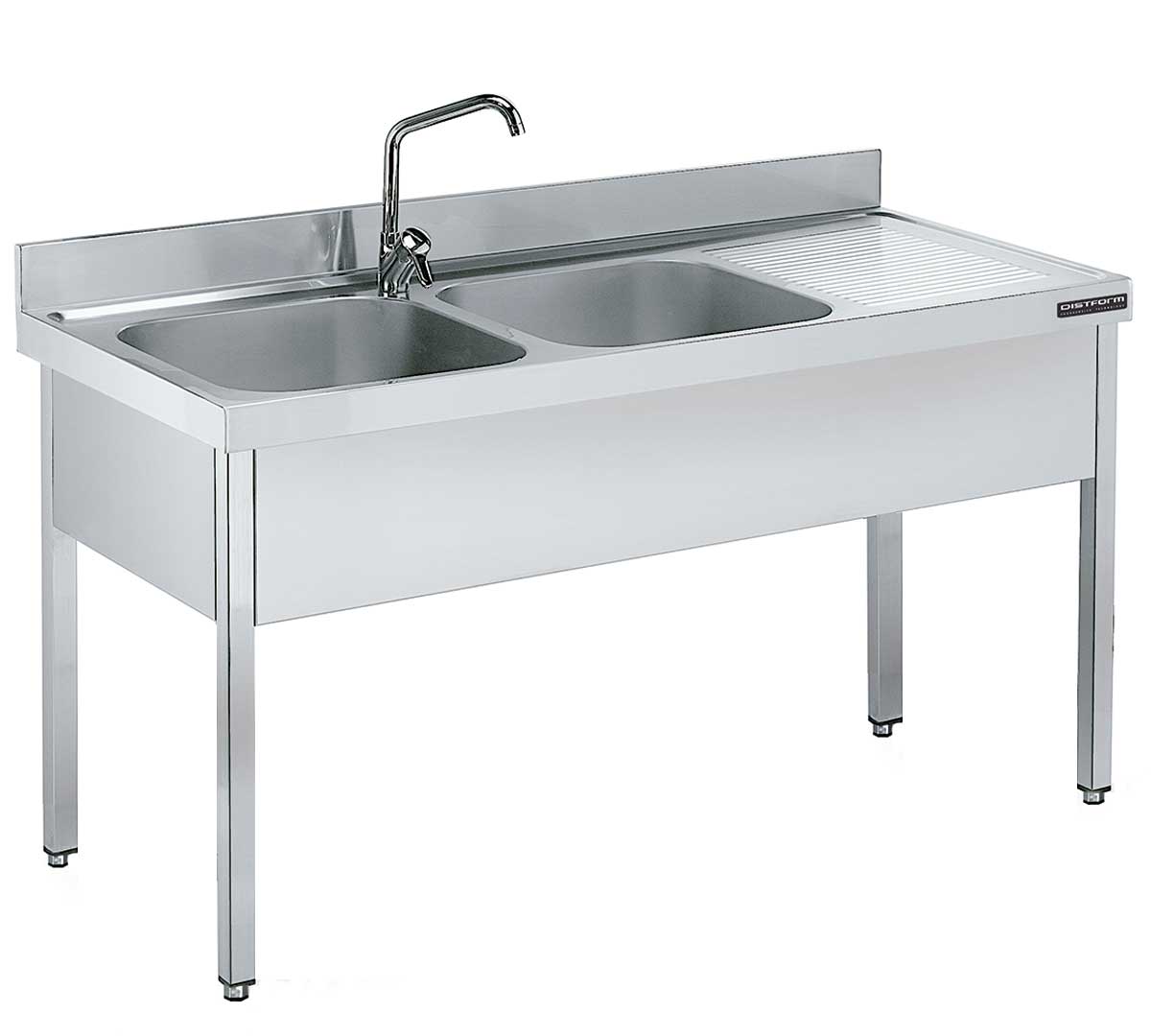 DISTFORM - FREGADERO GAMA 600 CON BASTIDOR SIN ESTANTE