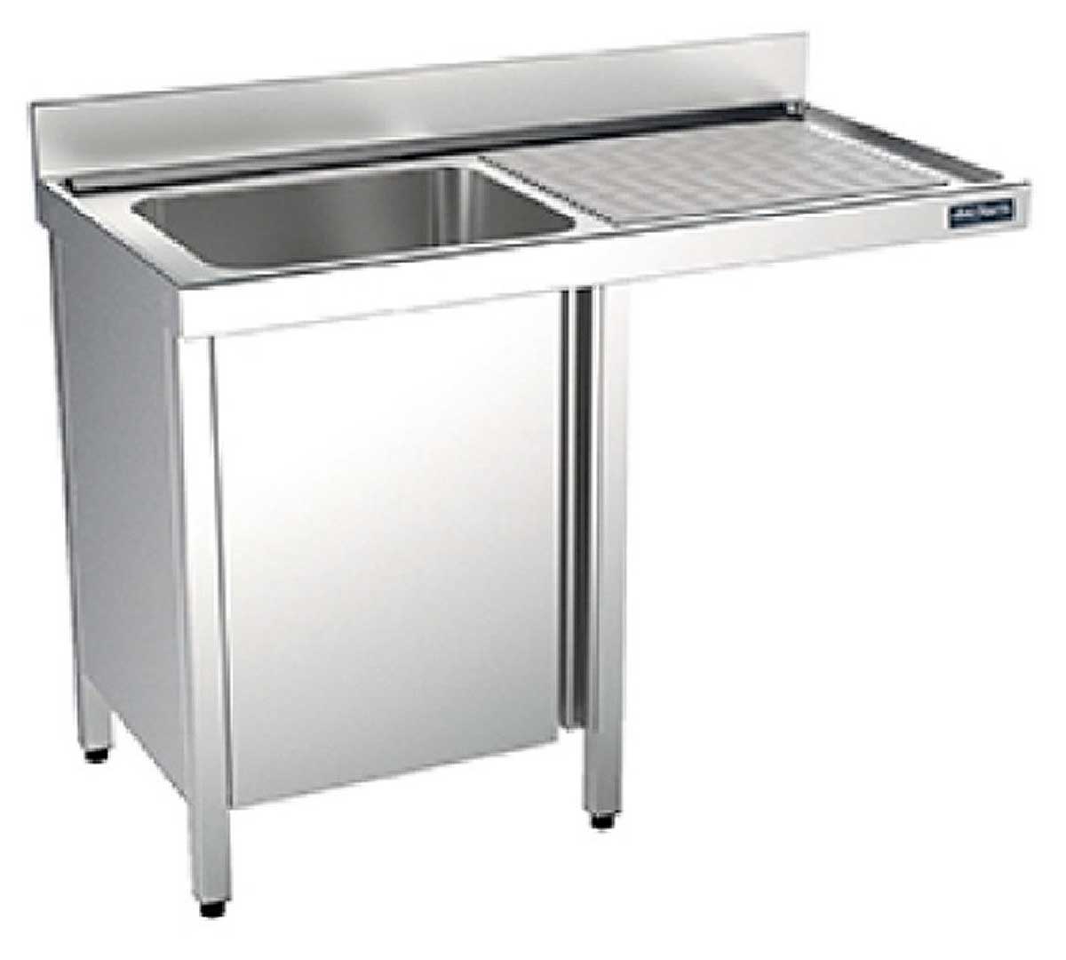 DISTFORM - FREGADERO GAMA 550 CON ESPACIO LAVAVAJILLAS Y PUERTAS