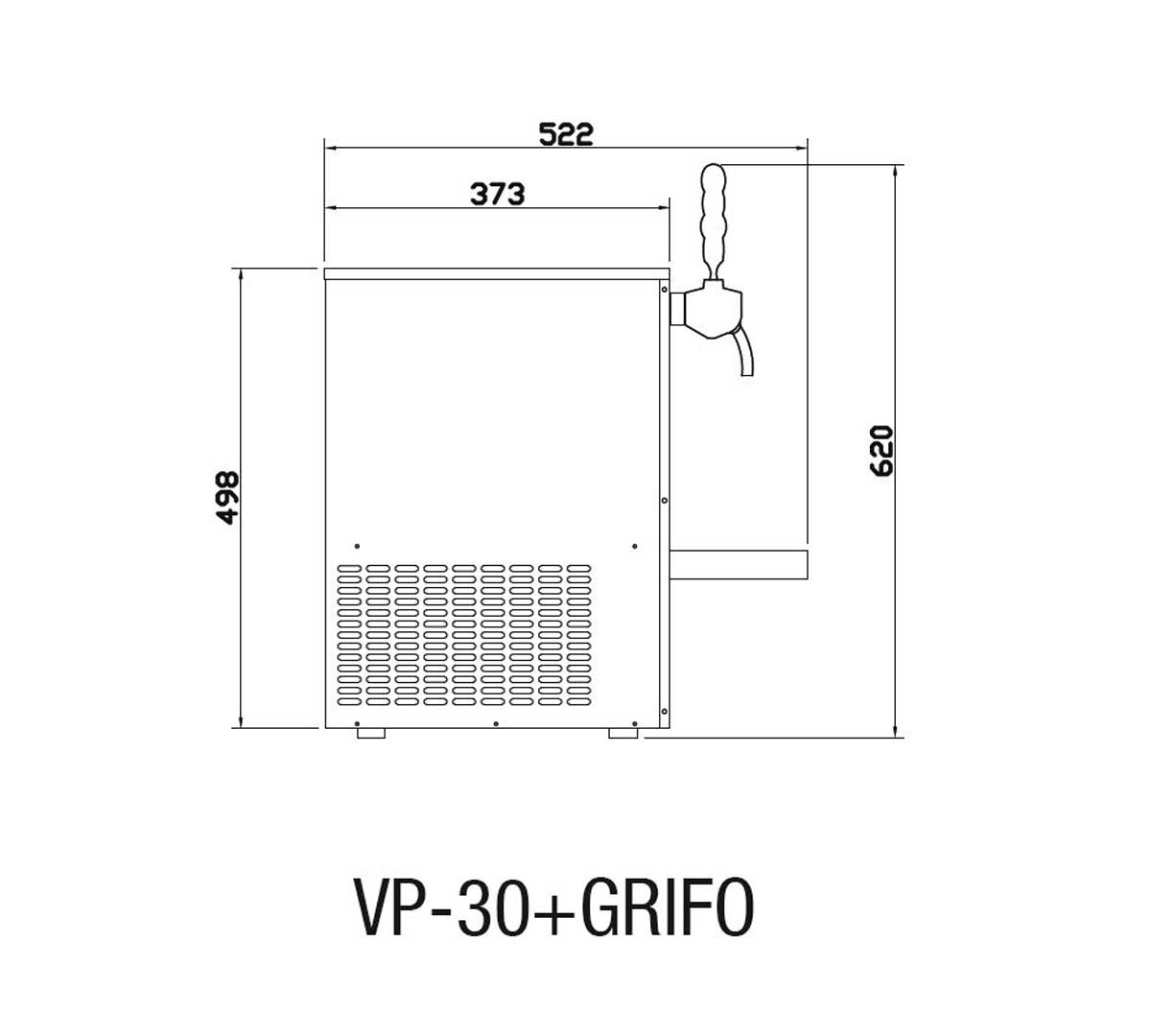 DOCRILUC - VP-30 ENFRIADOR DE LÍQUIDOS CON GRIFO