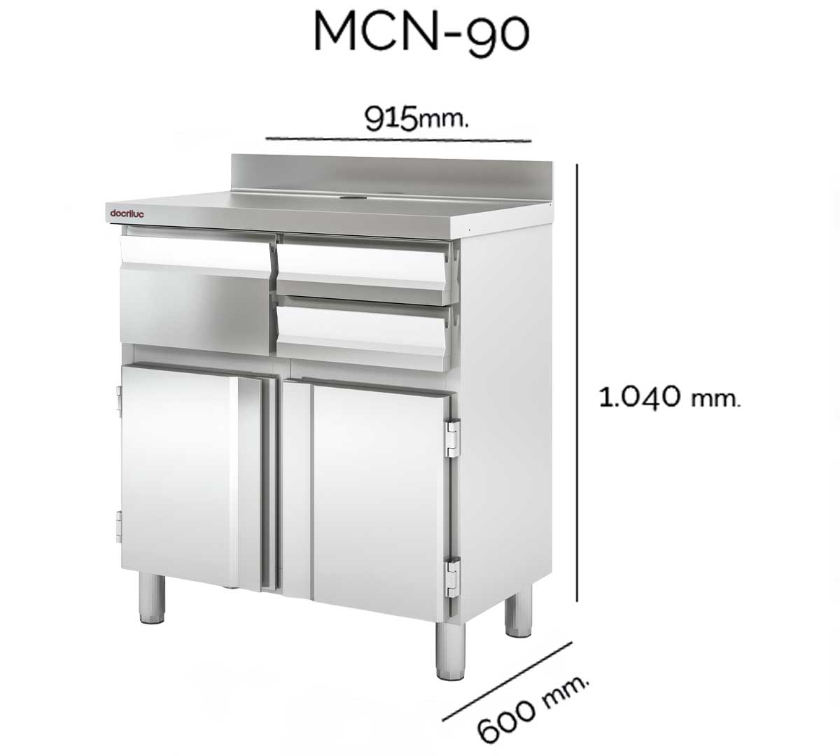 DOCRILUC - FRENTE MOSTRADOR CAFETERO AEGIS MCN-90