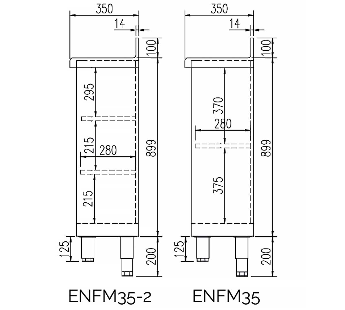 DOCRILUC - ESTANTERÍA FRENTE MOSTRADOR AEGIS ENFM35
