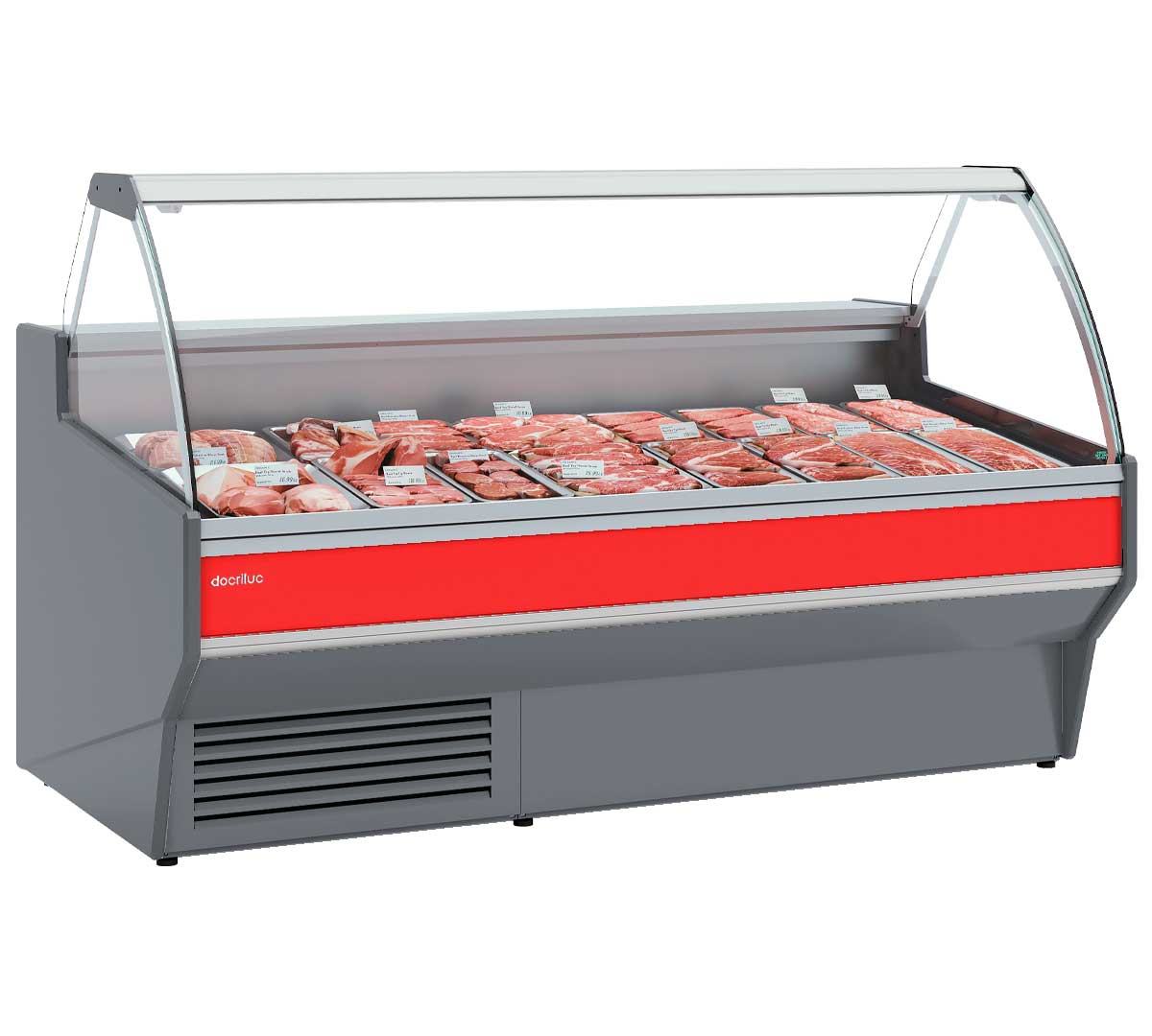 DOCRILUC - VITRINA EXPOSITORA VESPER CRISTAL ELEVABLE VE-10E-C-TF