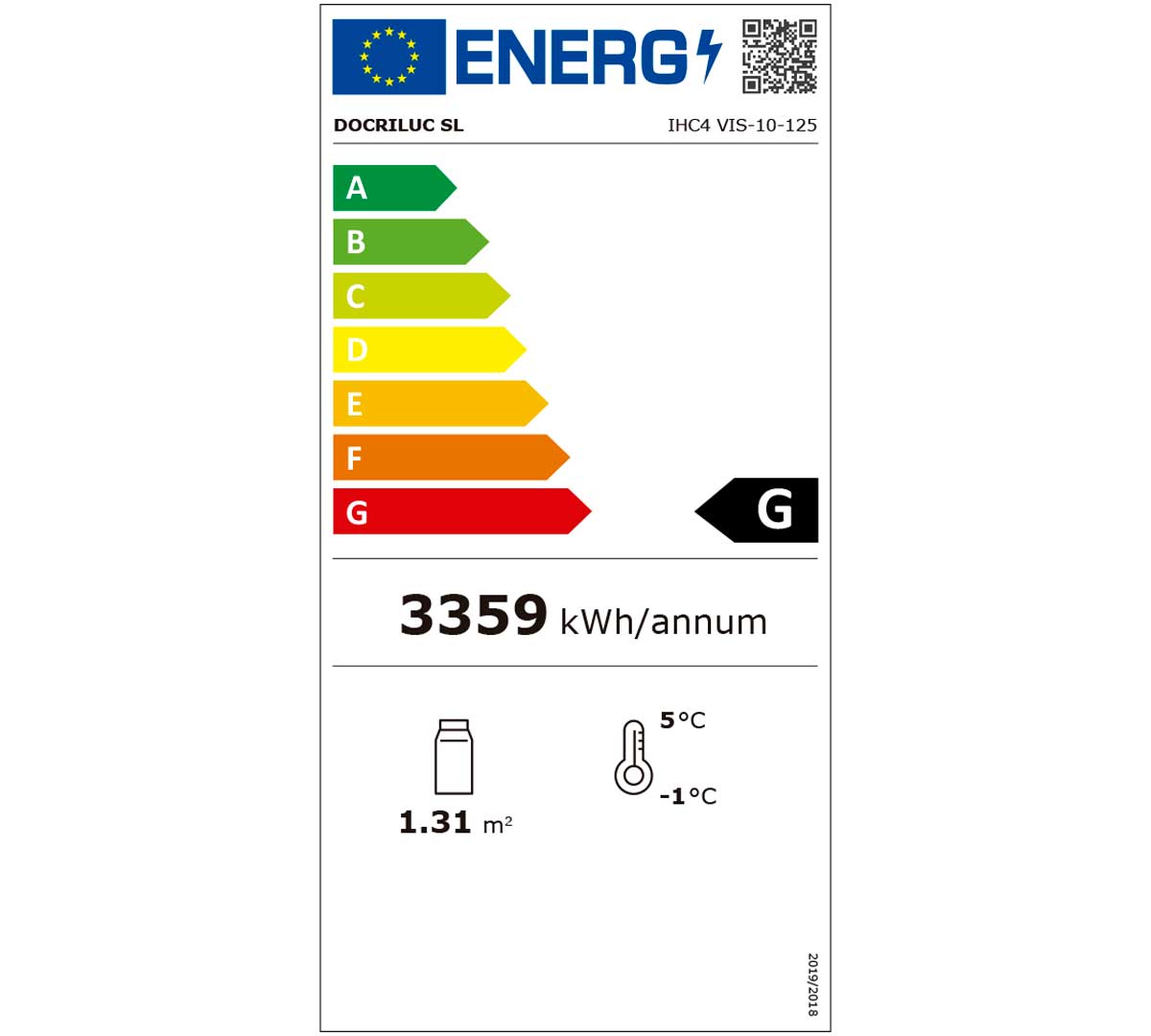 DOCRILUC - VITRINA ISLA VELASTRA VIS 10-125
