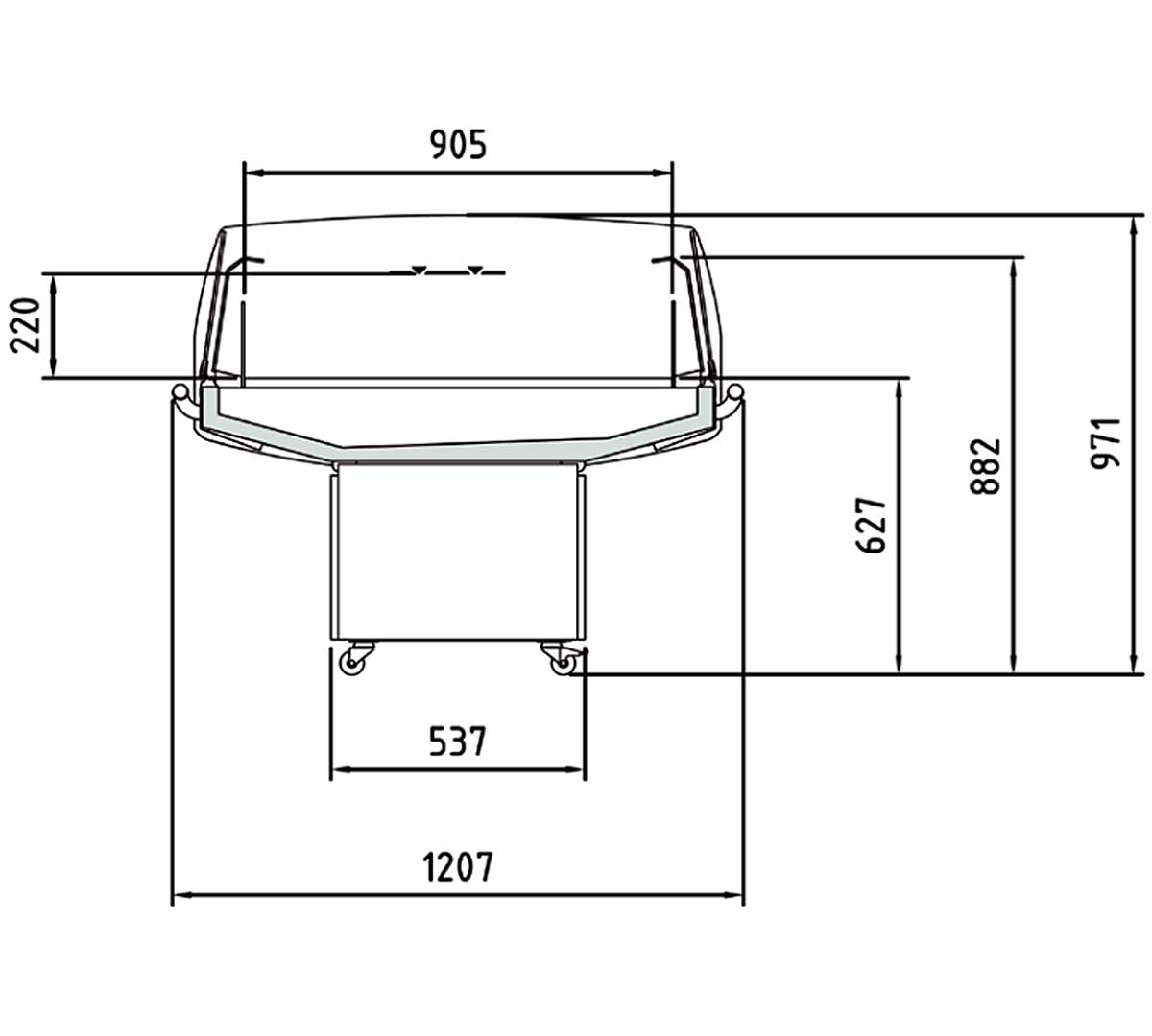DOCRILUC - VITRINA ISLA VELASTRA VIS 10-190