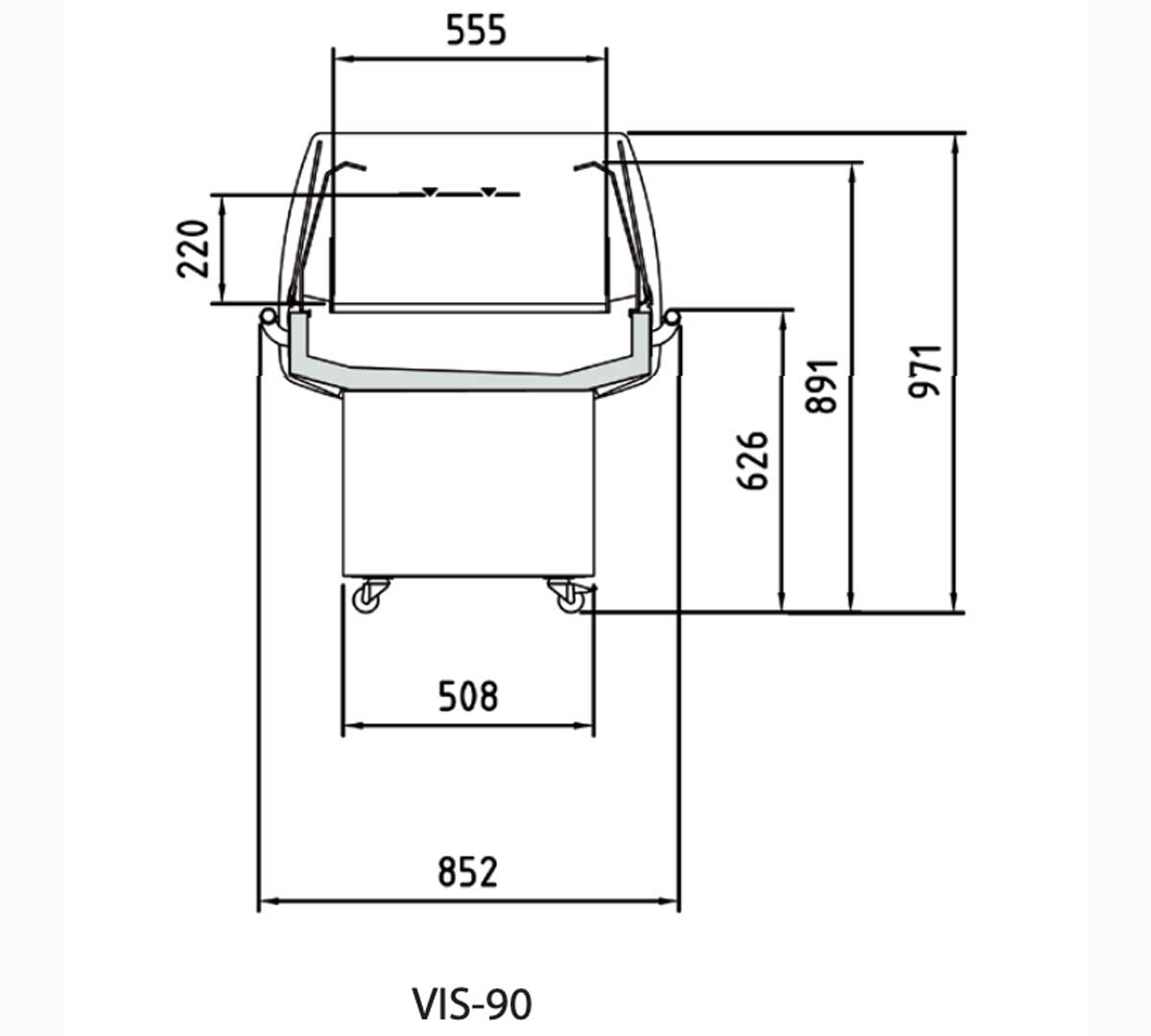 DOCRILUC - VITRINA ISLA VIS 10-190