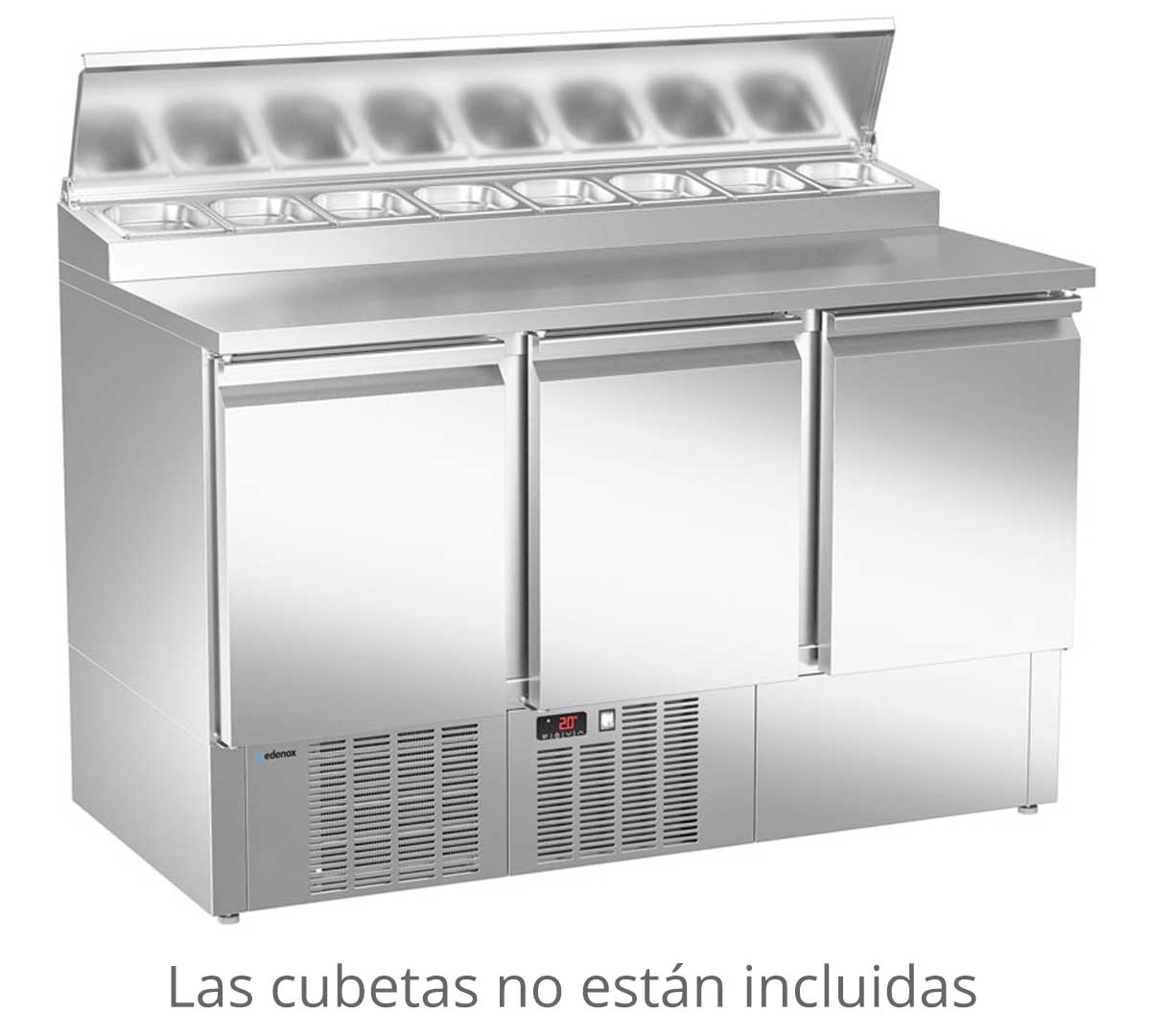 EDENOX - MESA REFRIGERADA PIZZA MPGP-140