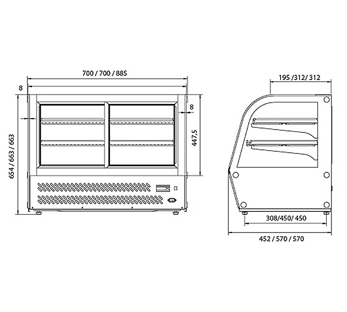 EDENOX - VITRINA EXPOSITORA VERS