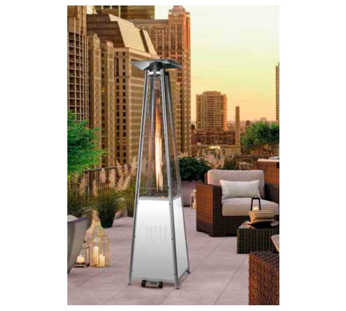 MUEBLES ROMERO - ESTUFA PIRÁMIDE BLANCA 9904